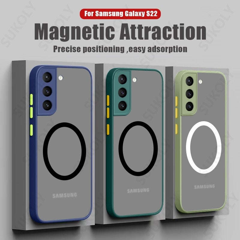 Matte ShockProof Samsung Cases for Magsafe - CaseShoppe