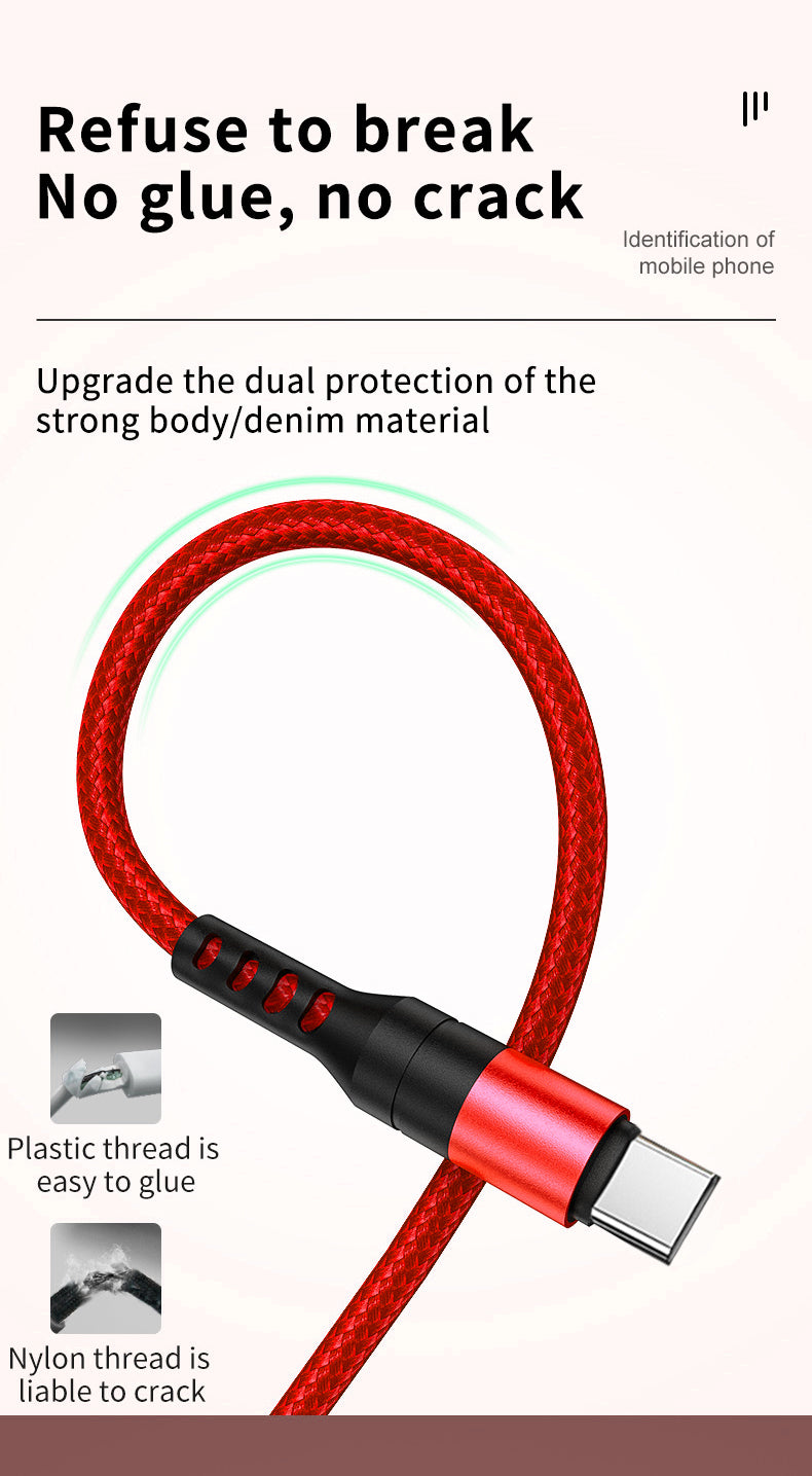3 in 1 Fast Charging USB Cables - CaseShoppe