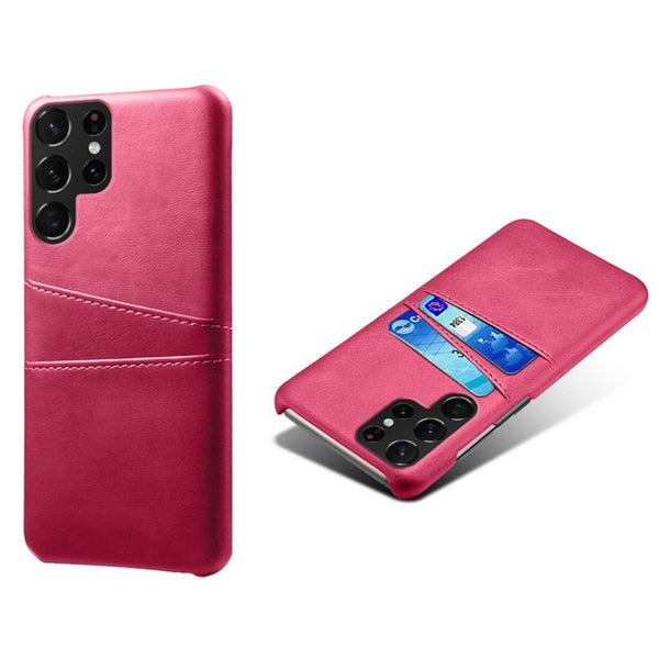 Dual Credit Card Slots Leather Samsung Cases - CaseShoppe