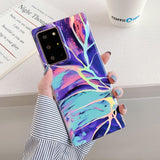Laser Marble Samsung Cases - CaseShoppe For Samsung S21 Plus / B