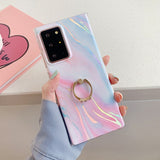 Laser Marble Samsung Cases - CaseShoppe For Samsung A51 4G / C with ring