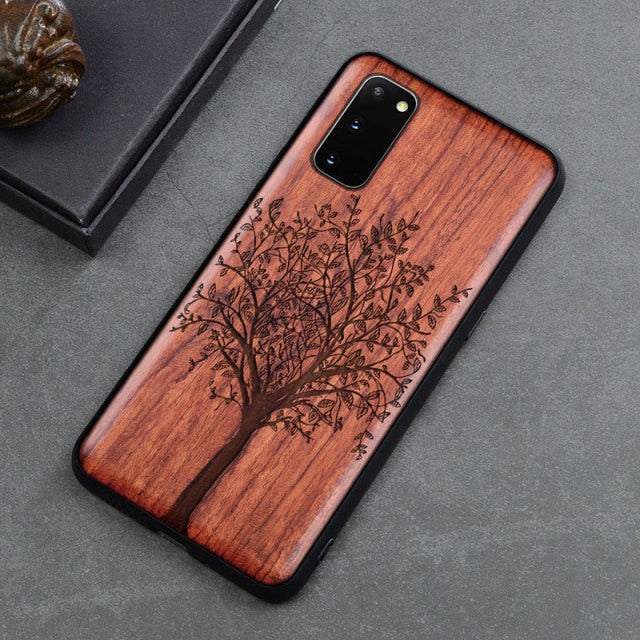 Wooden Samsung Case - CaseShoppe For Samsung Galaxy S21 Ultra / Design 2