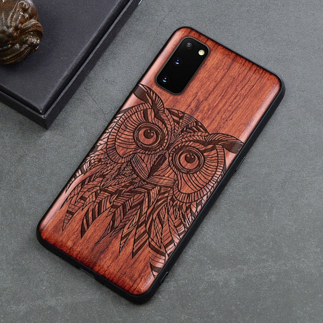 Wooden Samsung Case - CaseShoppe For Samsung Galaxy S21 Ultra / Design 7