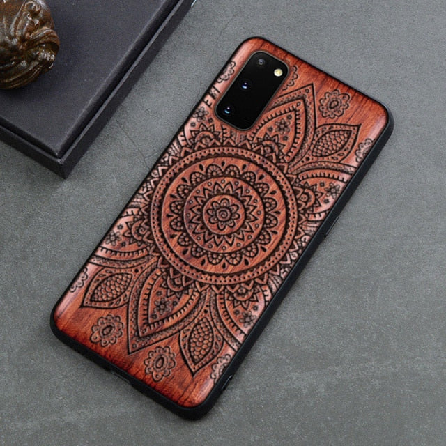 Wooden Samsung Case - CaseShoppe For Samsung Galaxy S21 Ultra / Design 16