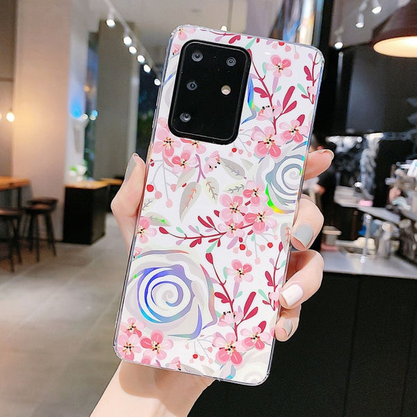Flower Leaf Samsung Case - CaseShoppe For Samsung S21 Ultra / C