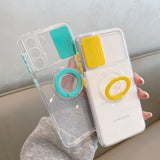 Color Slider Transparent Samsung Cases - CaseShoppe