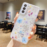 Flower Samsung Cases - CaseShoppe For Samsung S21 Ultra / B