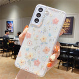 Flower Samsung Cases - CaseShoppe For Samsung S21 Ultra / D