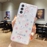 Flower Samsung Cases - CaseShoppe For Samsung S21 Ultra / E
