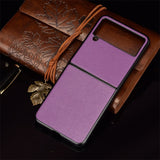 Luxury Shockproof Samsung Z Flip Case - CaseShoppe Samsung Z Flip 3 5G / Purple