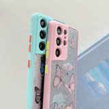 Butterfly Glitter Samsung Cases - CaseShoppe