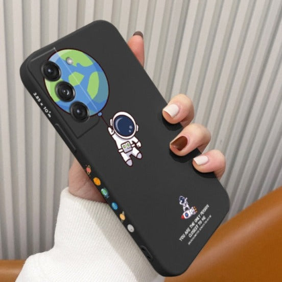 Planet Cute Astronaut Samsung Case - CaseShoppe Samsung A52 / Black 2