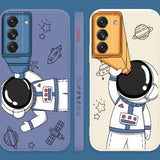 Camera Play Cute Astronaut Samsung Case - CaseShoppe