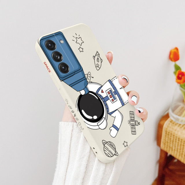 Camera Play Cute Astronaut Samsung Case - CaseShoppe Samsung S21 / White 1