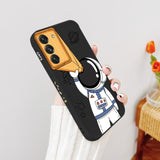 Camera Play Cute Astronaut Samsung Case - CaseShoppe Samsung S21 Ultra / Black 2