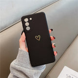 Cute Mini-Heart Samsung Cases - CaseShoppe For Samsung S21 Plus / Black