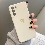 Cute Mini-Heart Samsung Cases - CaseShoppe For Samsung S21 Plus / White