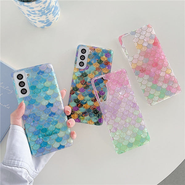 Mermaid Scales Pattern Samsung Cases - CaseShoppe