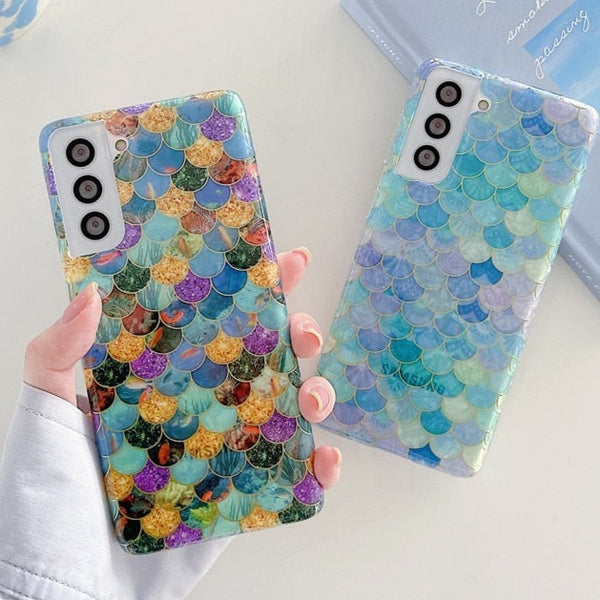 Mermaid Scales Pattern Samsung Cases - CaseShoppe