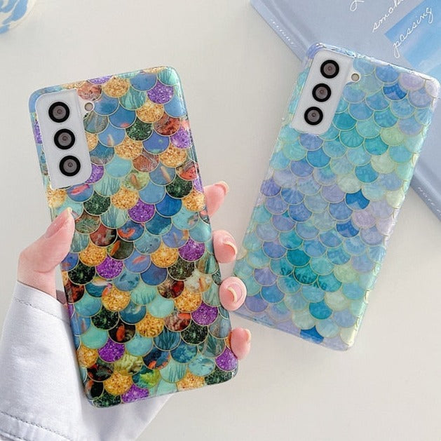 Mermaid Scales Pattern Samsung Cases - CaseShoppe