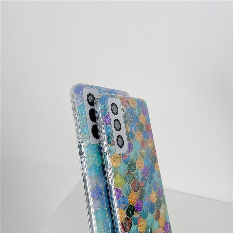 Mermaid Scales Pattern Samsung Cases - CaseShoppe