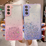 Samsung Glitter Clear Lens Cases - CaseShoppe