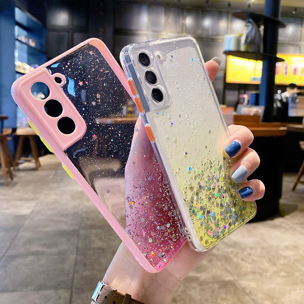 Samsung Glitter Clear Lens Cases - CaseShoppe