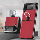 Classic Samsung Flip Case with Ring - CaseShoppe Red