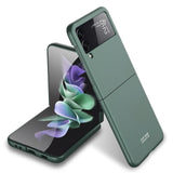 Fashionable Matte Samsung Flip Case - CaseShoppe Green
