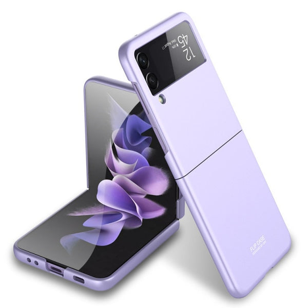 Fashionable Matte Samsung Flip Case - CaseShoppe Lavender