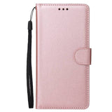 Leather Wallet Samsung Case with Lanyard - CaseShoppe For Samsung S20 Ultra / Rose Gold