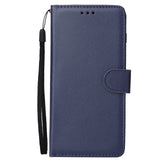 Leather Wallet Samsung Case with Lanyard - CaseShoppe For Samsung S21 / Blue