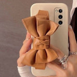 Leather Bow Samsung Case - CaseShoppe For Samsung S21 Ultra / a