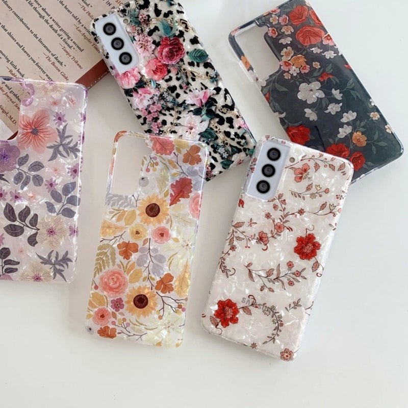 Retro Flowers Samsung Case - CaseShoppe