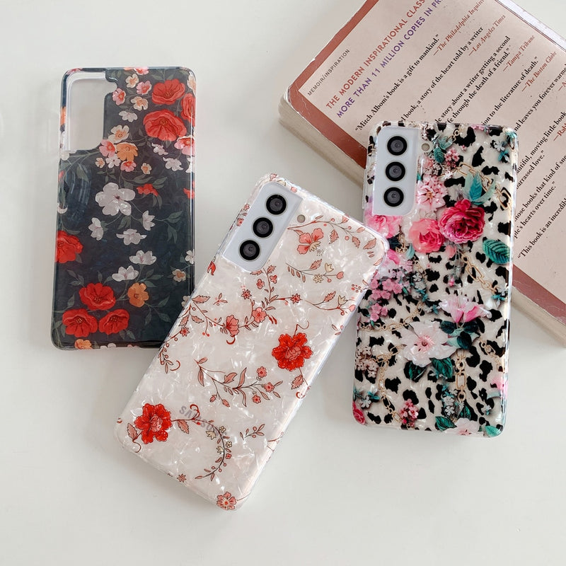 Retro Flowers Samsung Case - CaseShoppe