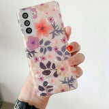 Retro Flowers Samsung Case - CaseShoppe Samsung A50 / B