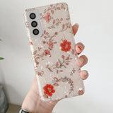 Retro Flowers Samsung Case - CaseShoppe Samsung A50 / D