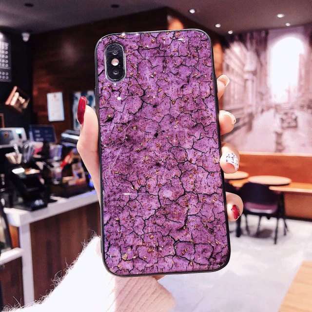 Gold Marble Samsung Case - CaseShoppe For Samsung A90 5G / Purple
