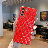 3D Diamond Samsung Cases - CaseShoppe Samsung A22 5G / Red