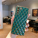 3D Diamond Samsung Cases - CaseShoppe Samsung A22 5G / Dark Green