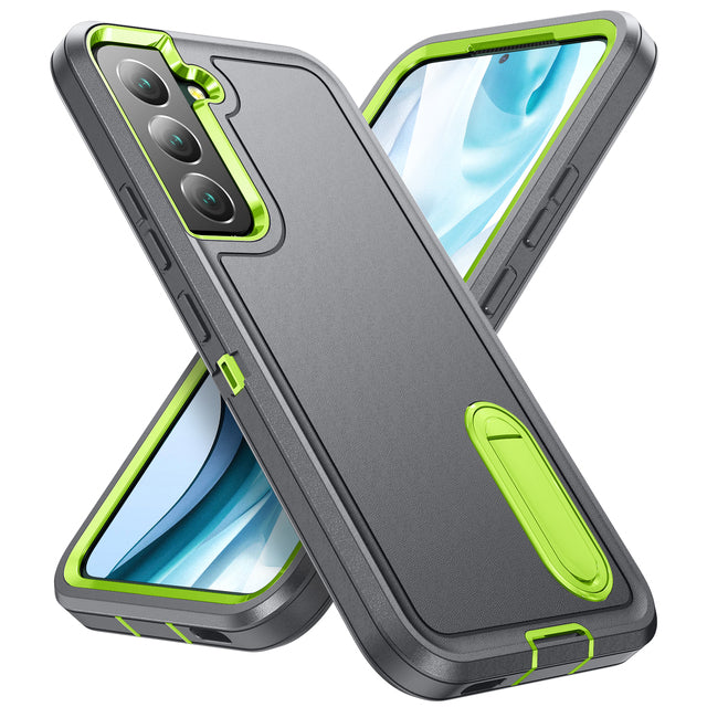 Military Samsung Case with Kickstand - CaseShoppe Samsung Galaxy S22 / Gray and Green