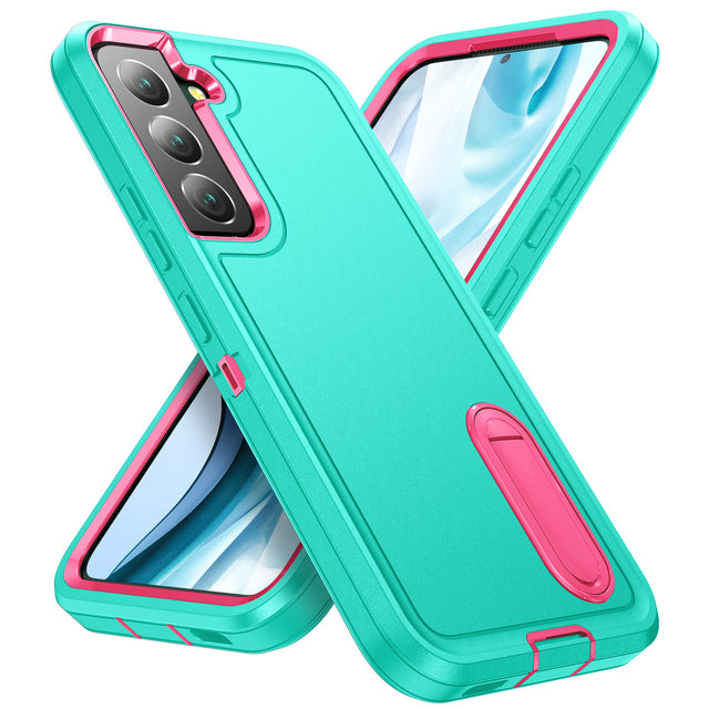 Military Samsung Case with Kickstand - CaseShoppe Samsung Galaxy S22 / Blue and Pink