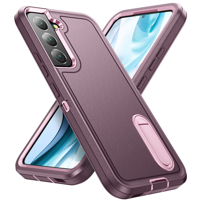 Military Samsung Case with Kickstand - CaseShoppe Samsung Galaxy S22 / Purple and Pink