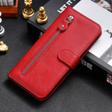 Elegant Wallet Leather Samsung Cases - CaseShoppe Samsung A22 (4G) / Red
