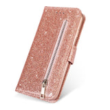 Glitter Wallet Samsung Cases - CaseShoppe Samsung Note 20 / Rose Gold