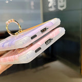 Lustre Marble Samsung Cases with Ring - CaseShoppe