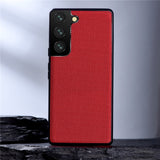 Classic Fabric Samsung Cases - CaseShoppe Samsung S22 / Red