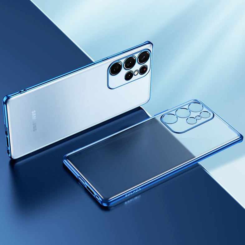 Luxury Samsung Transparent Cases - CaseShoppe Samsung S21 / Blue