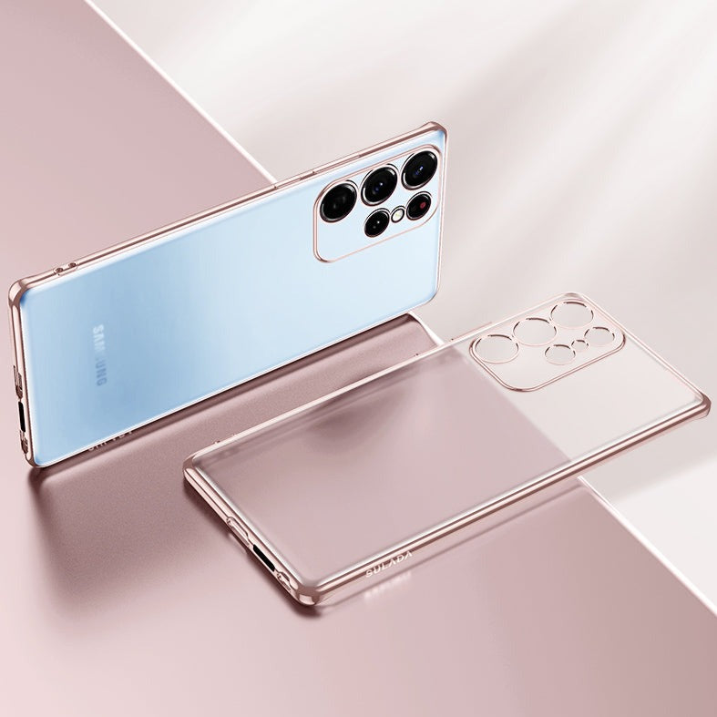 Luxury Samsung Transparent Cases - CaseShoppe Samsung S21 / Pink