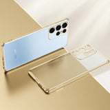 Luxury Samsung Transparent Cases - CaseShoppe Samsung S21 / Gold